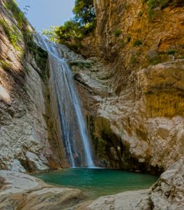 Dimossari Waterfall in Nidri