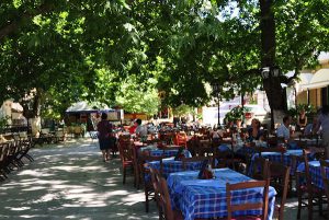 Main square of Karya 