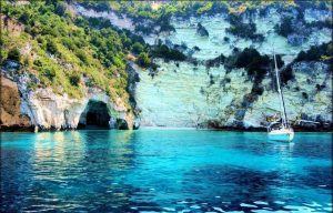 Sailing around Lefkada