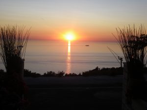 Lefkada's unique sunsets in Athani