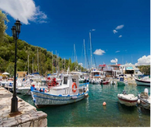 Ferries from Lefkada (Nidri) to Meganisi