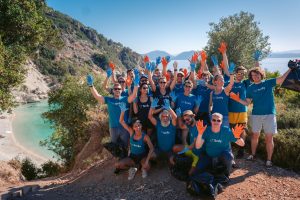 Lefkada-Rentals and Smily to clean up Agiofyli