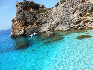 Agiofilis' amazing crystal clear waters