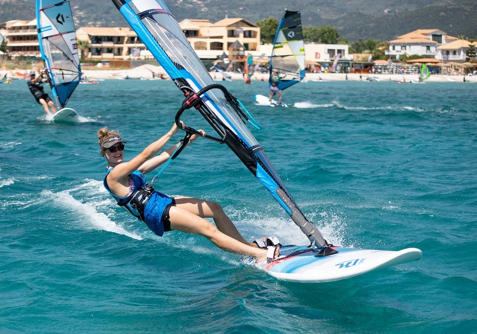 Vassiliki bay in Lefkada, the absolute windsurfers paradise