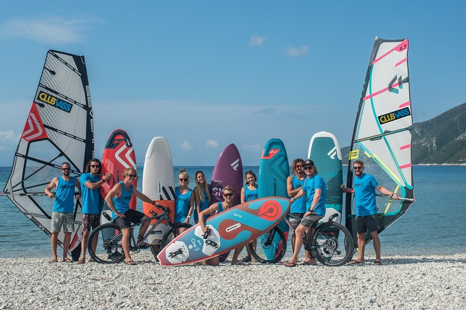 Vassiliki bay in Lefkada, the absolute windsurfers paradise