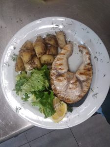 Fish at Fishbone Taverna Nidri