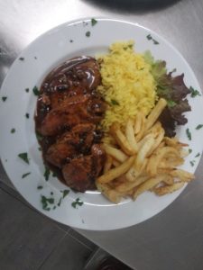 Octopus dish Fishbone Taverna