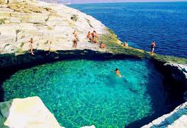 Greece has the cleanest waters in Europe for swimming.