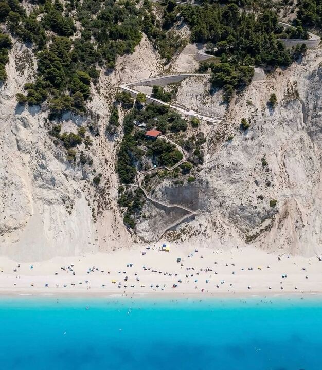 Strand von Egremni auf Lefkada – Die Treppe ins Paradies