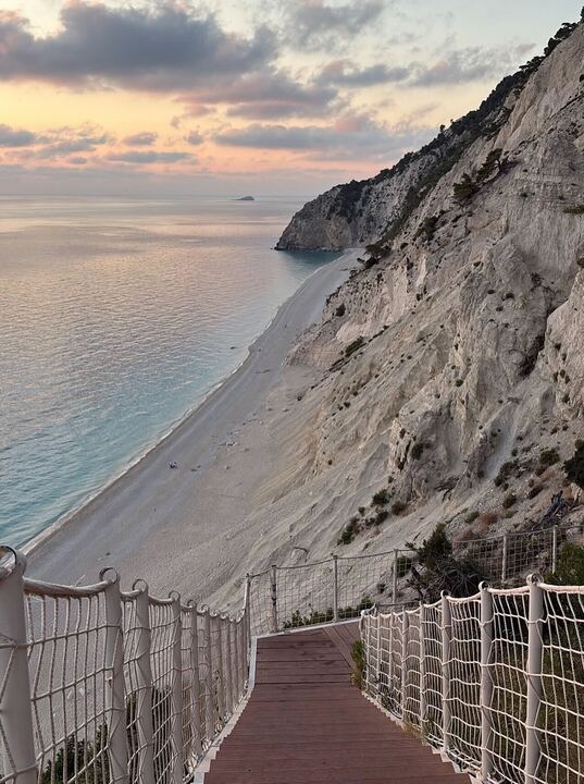 Strand von Egremni auf Lefkada – Die Treppe ins Paradies