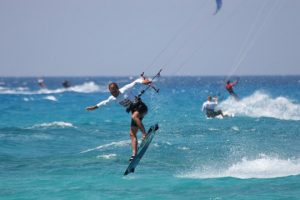 Kitesurfing in Lefkada