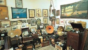 A Phonography exhibition in the center of Lefkada