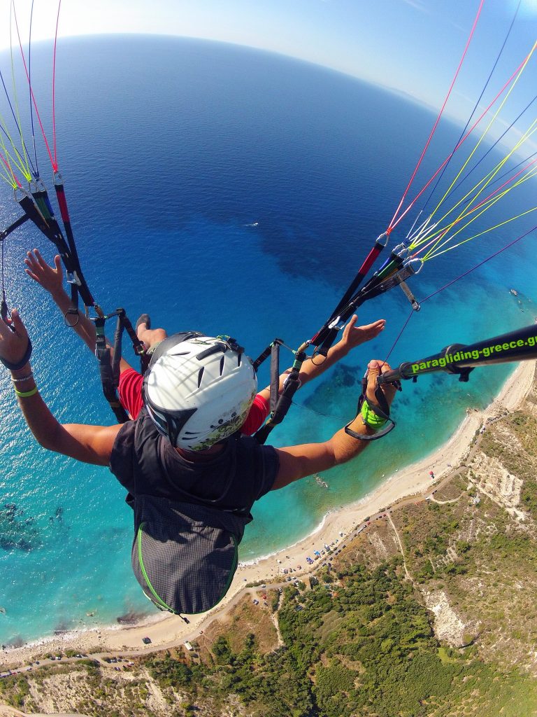 Paragliding above Kathisma beach!