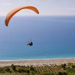 Paragliding above Kathisma beach