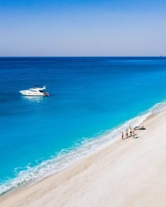 Egremni sandy beach in Lefkada!